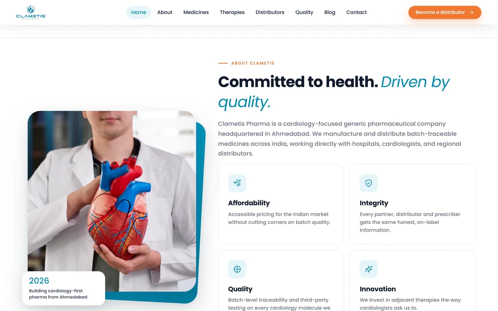 Clametis Pharma — screen 1