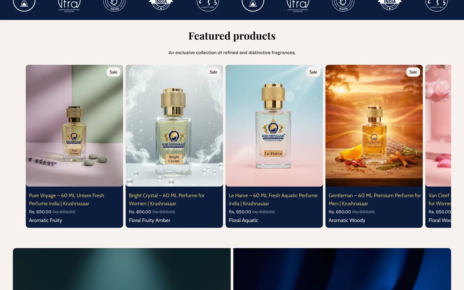 Krushnsaar Fragrance World — screen 1