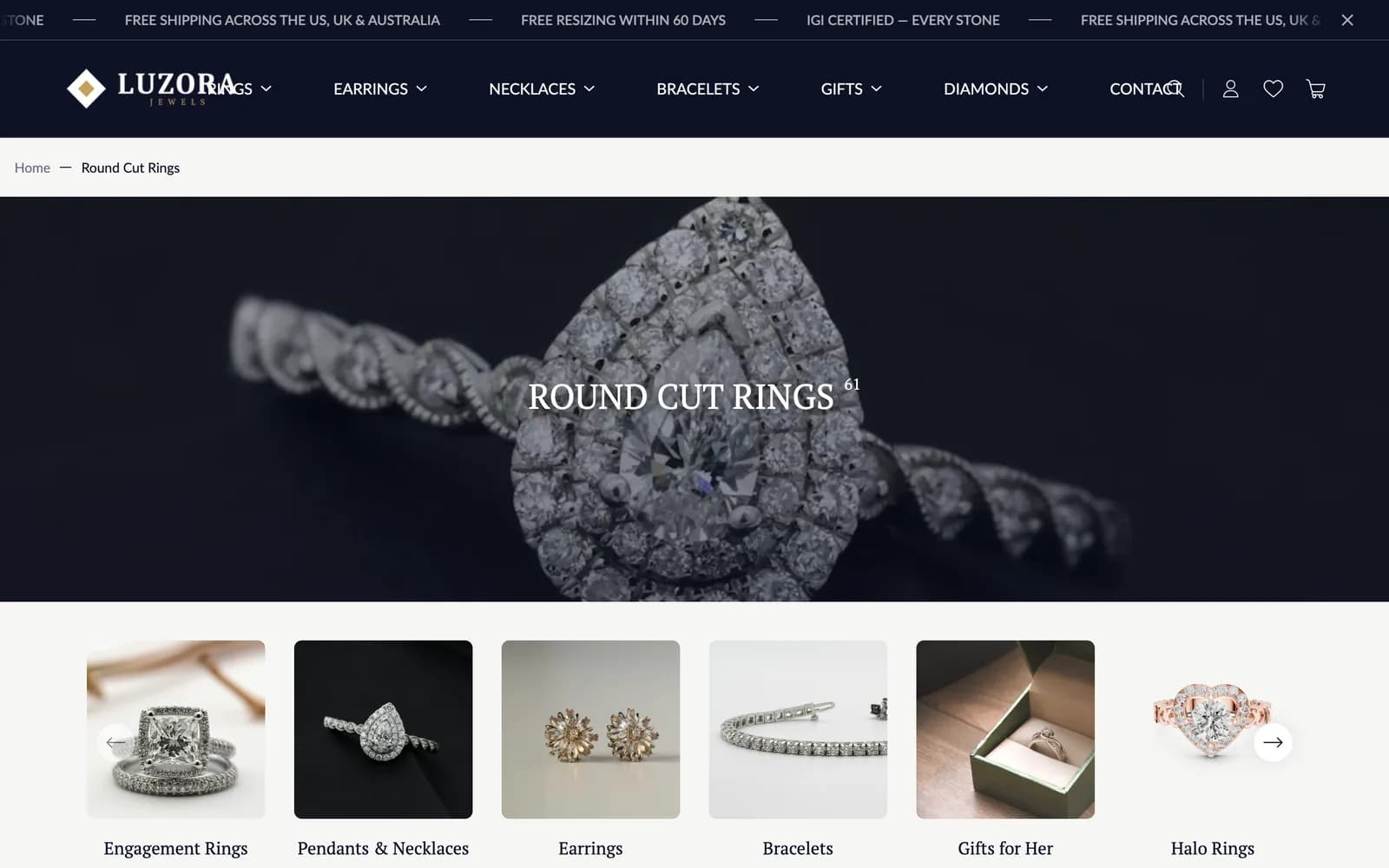 Luzora Jewels — screen 3