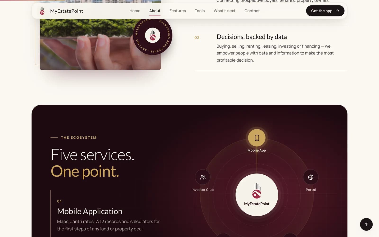 MyEstatePoint — screen 2