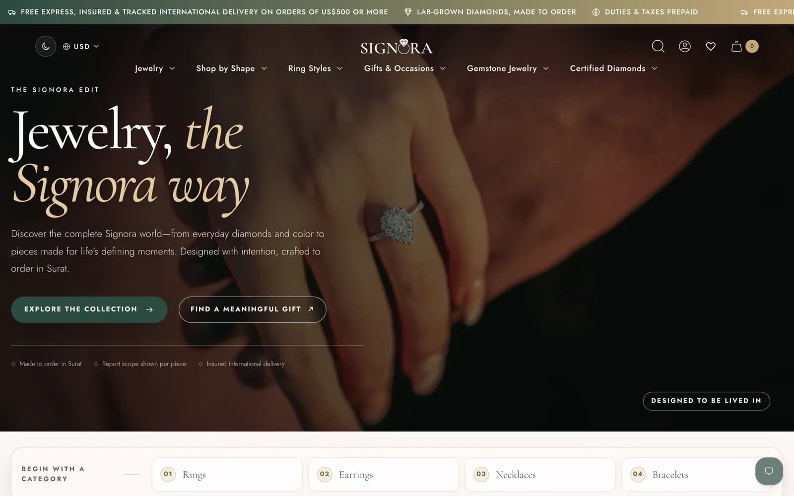 Signora Jewels — screen 2